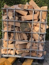 Buche - Brennholz in Gitterbox (bis zu 1 Woche kostenfrei zur Leerung (0€))